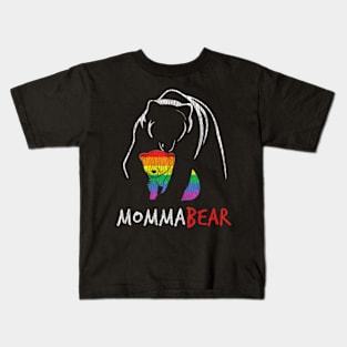 Mama Bear Hug Love Support Parent Pride LGBT Kids T-Shirt